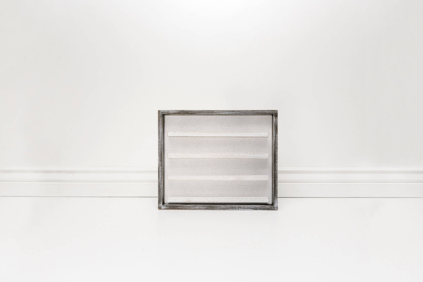 Letterboard 15x13x1.5 wood framed white sign