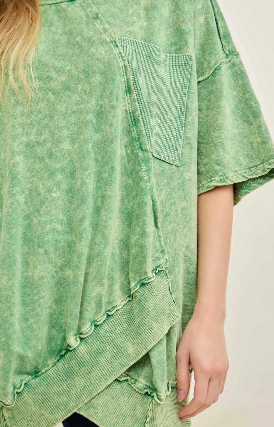 Asymmetrical Crossover Top