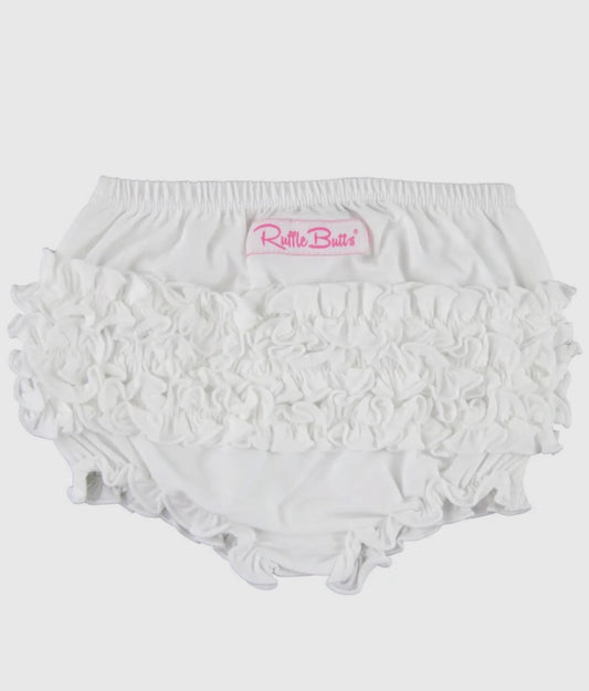 Baby/Toddler White Knit Bloomer
