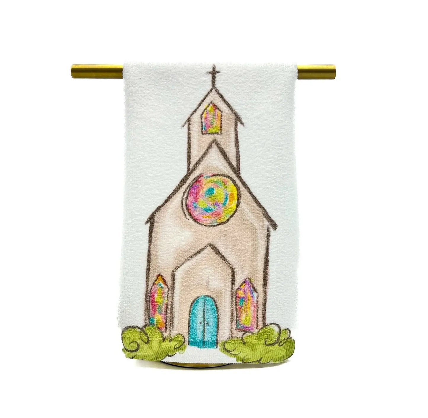 Because He Lives Tea Towel - Spring Hand Towel