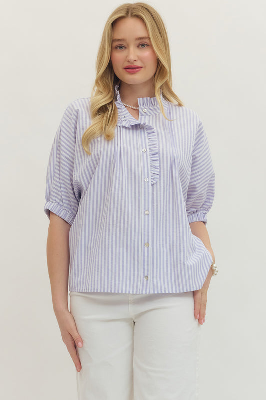 Striped Dolman SS Top