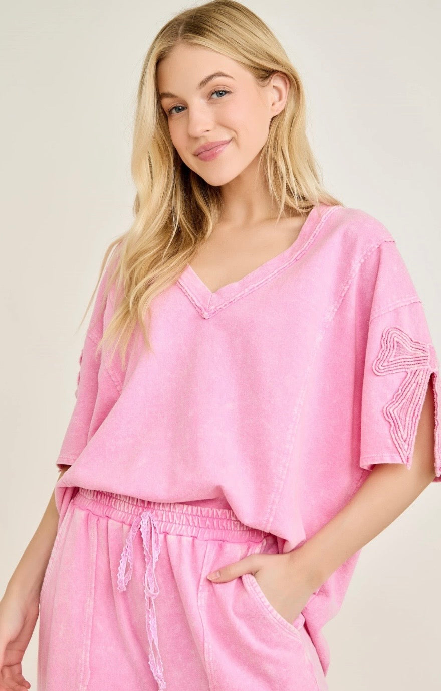 Bow Trimmed Top