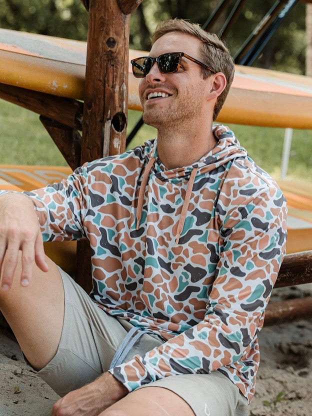 Burlebo Performance Hoodie-Bayside Camo