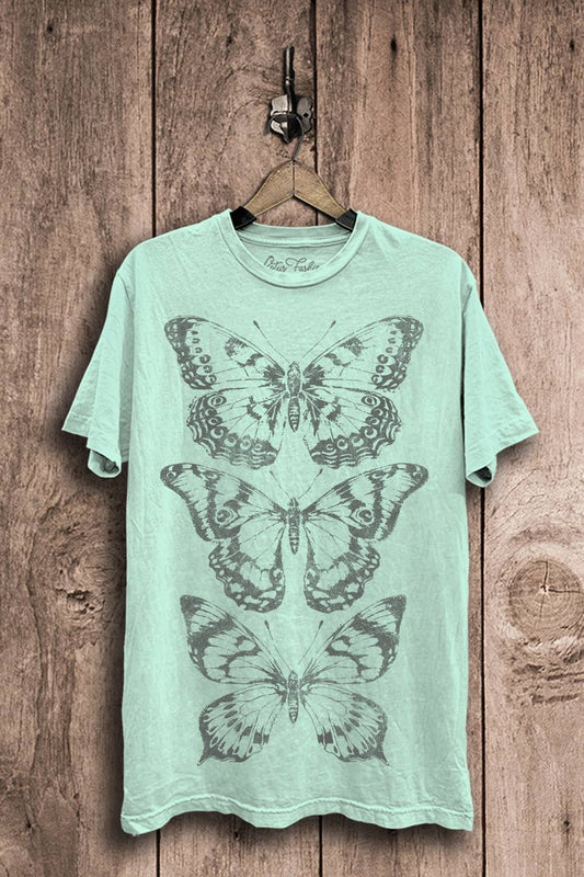 Butterflies Graphic Top
