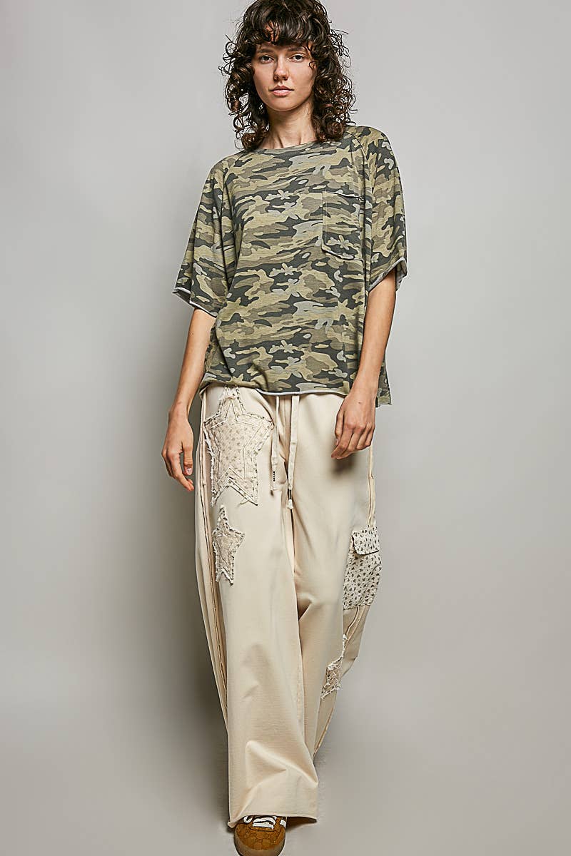 Vintage Washed Relaxed Fit Jersey Top Everyday Tee