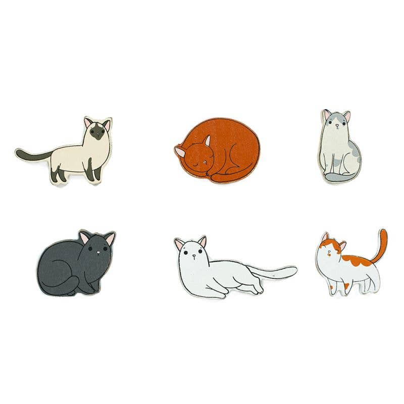 Cats 3x2x.25 wood shape s/6 Pet Decor LETTERBOARD