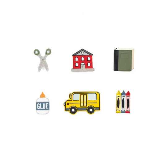School Tiles 3x2x.25 wood shape s/6