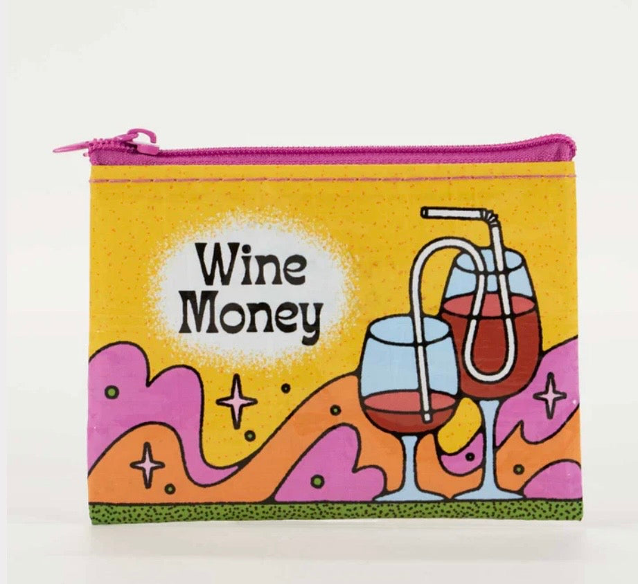 Wine Money Coin Purse