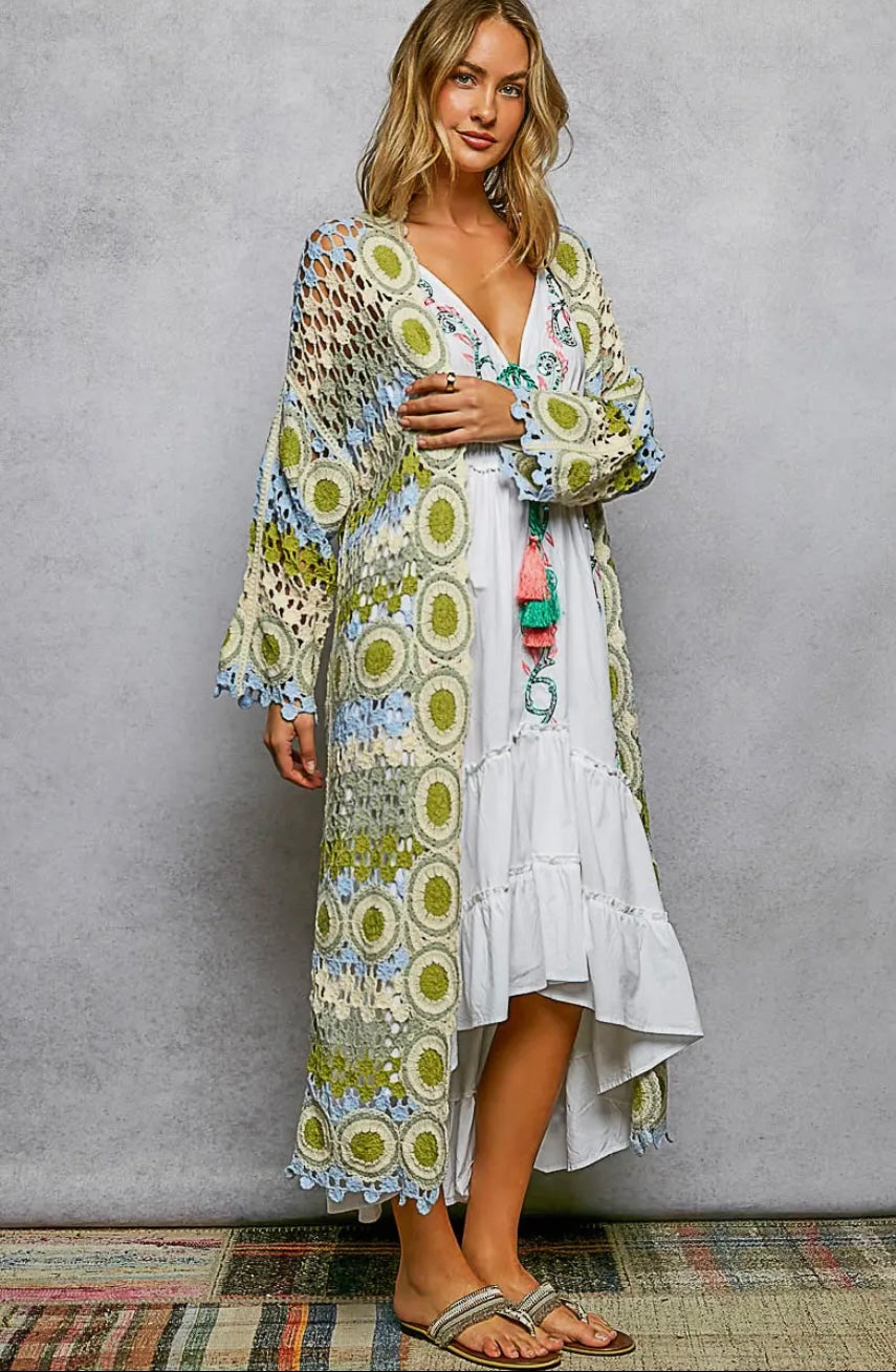 Pol Crochet Duster
