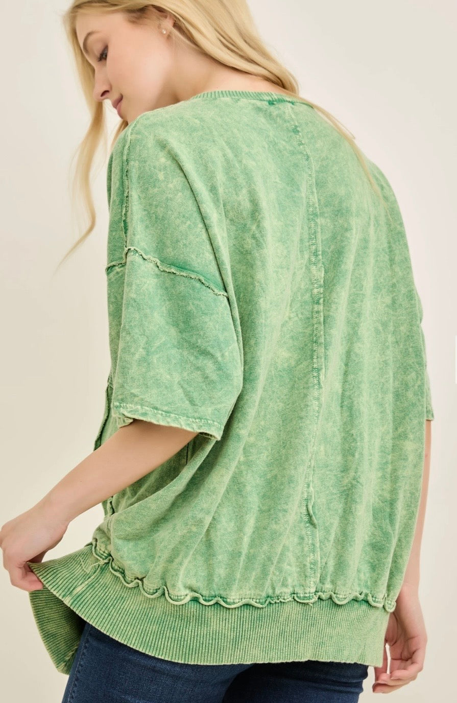 Asymmetrical Crossover Top