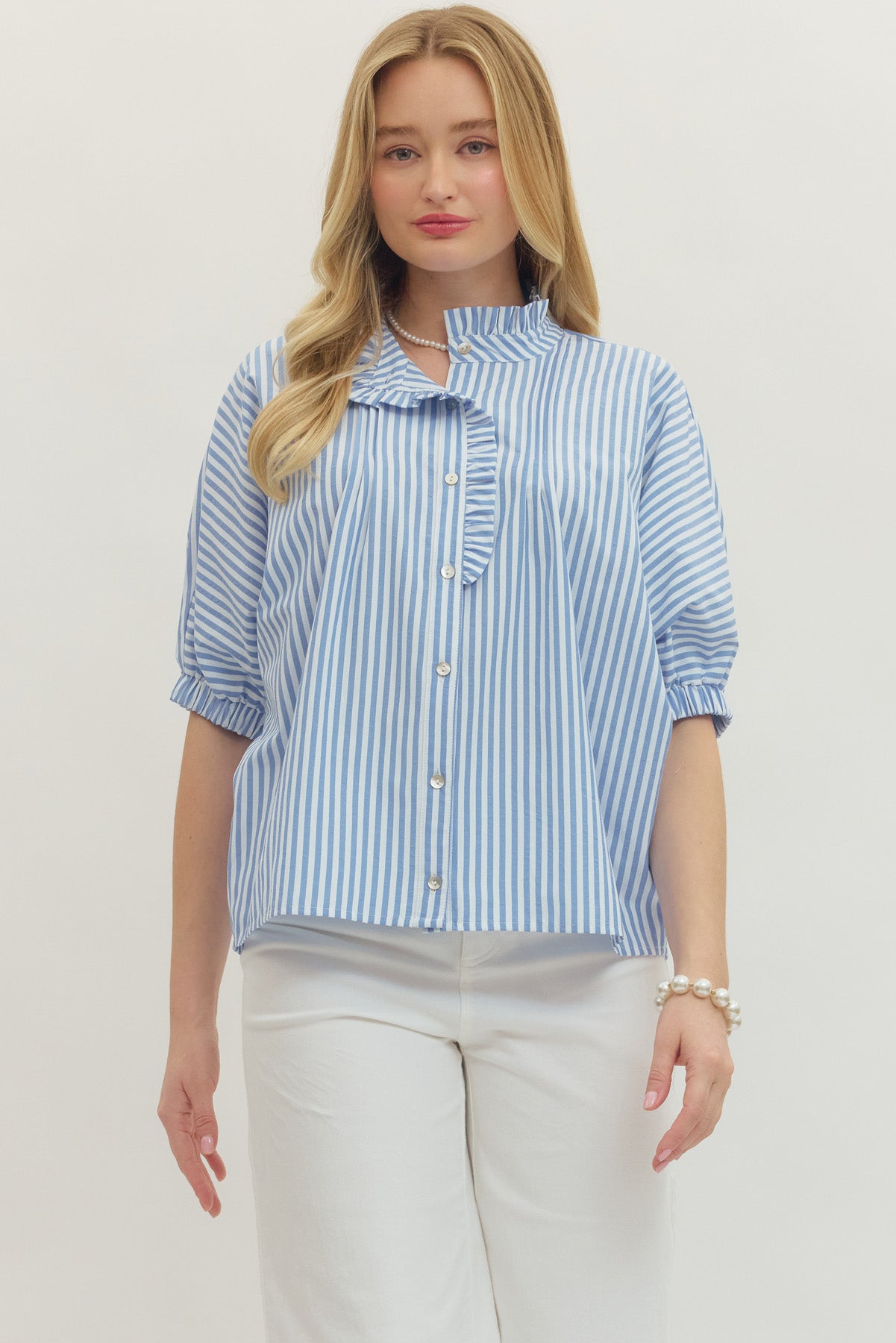Striped Dolman SS Top
