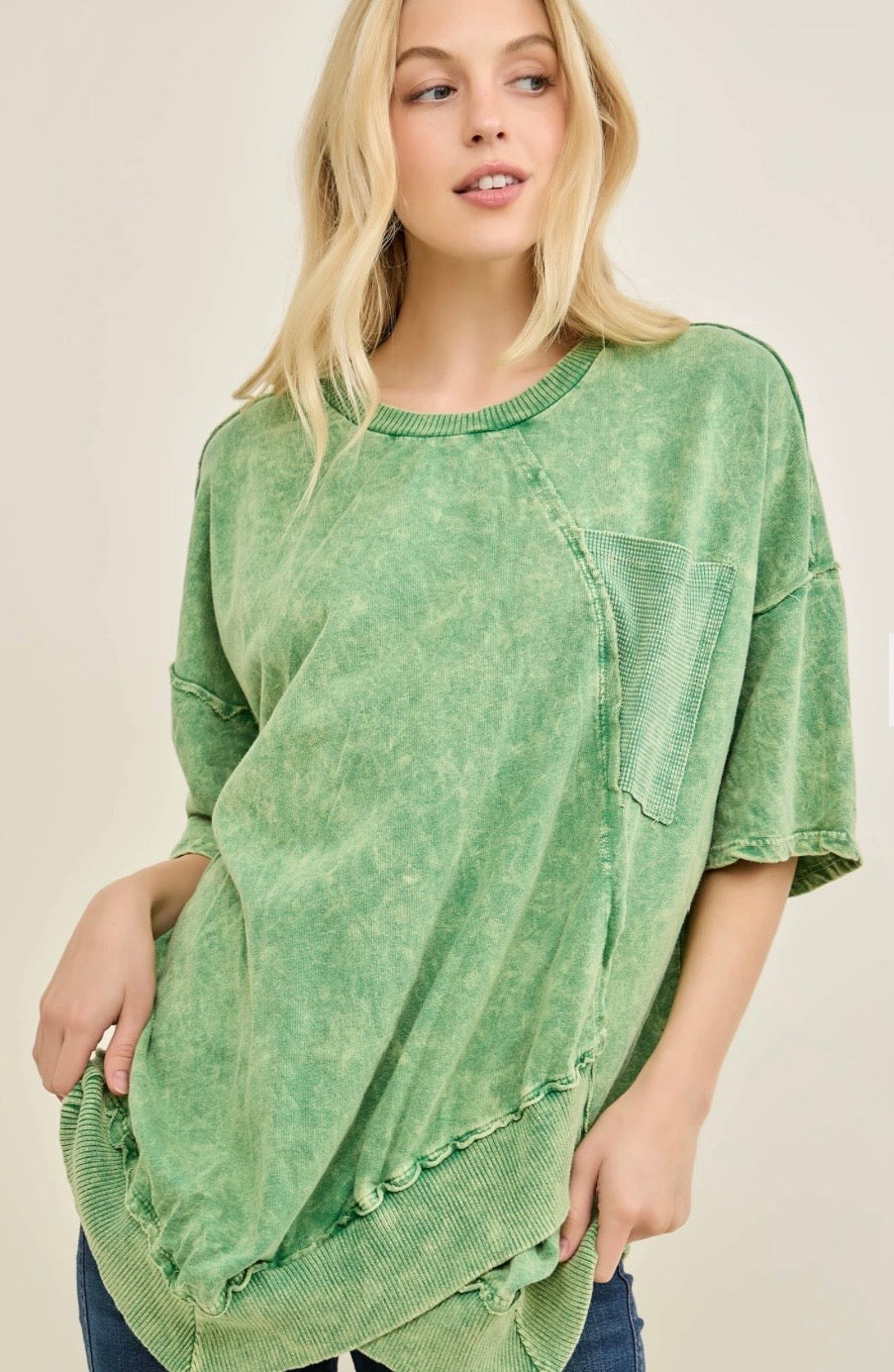 Asymmetrical Crossover Top