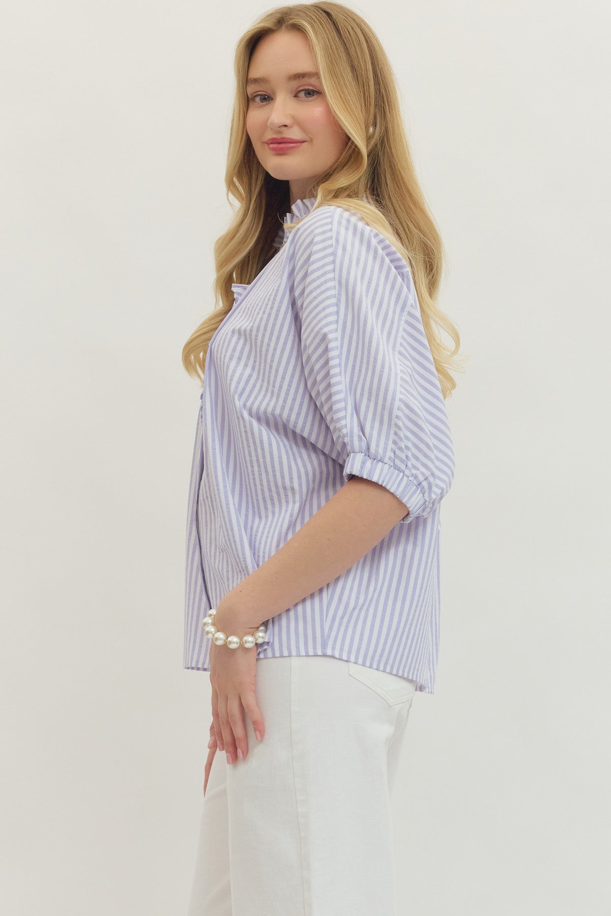 Striped Dolman SS Top