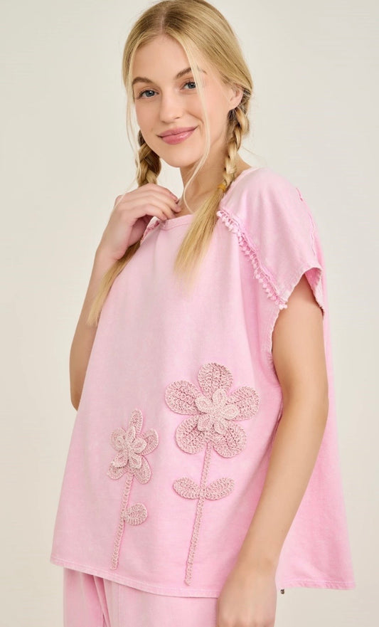 Flower Garden Sleeveless Top
