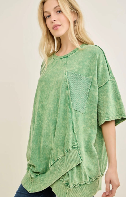 Asymmetrical Crossover Top