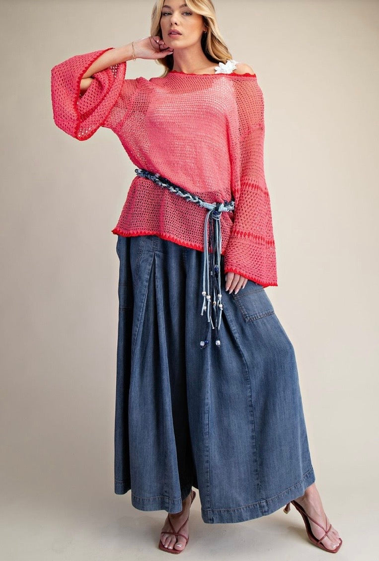 Wide Leg Palazzo Pants