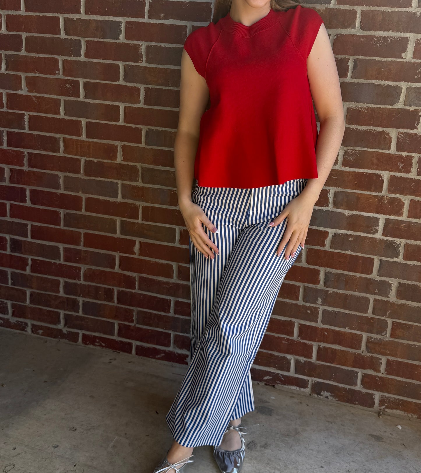 Striped Wide Leg Pants