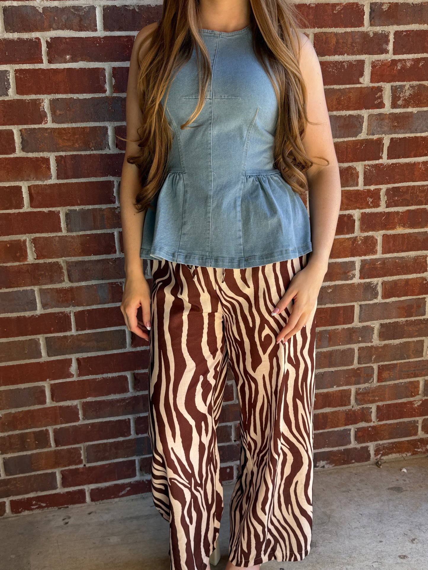 Zebra Print Pants