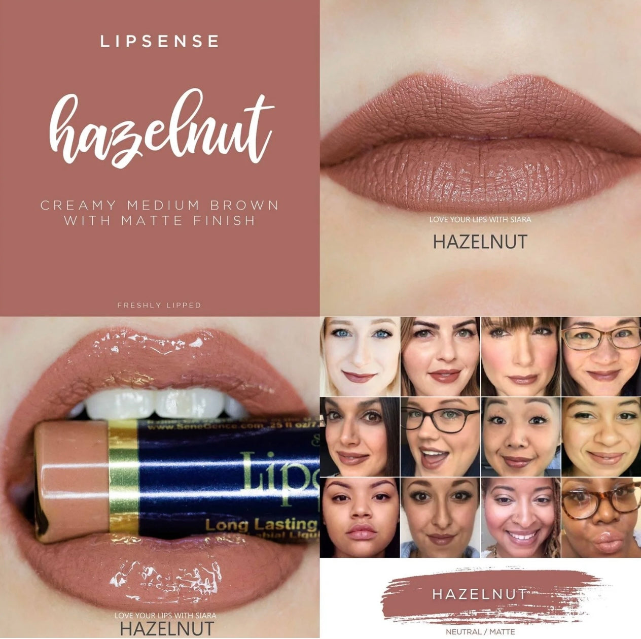 Hazelnut LIPSENSE Long Lasting Lip Color