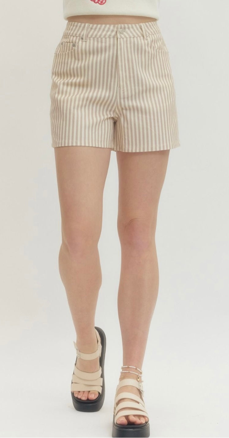 Entro Striped Shorts