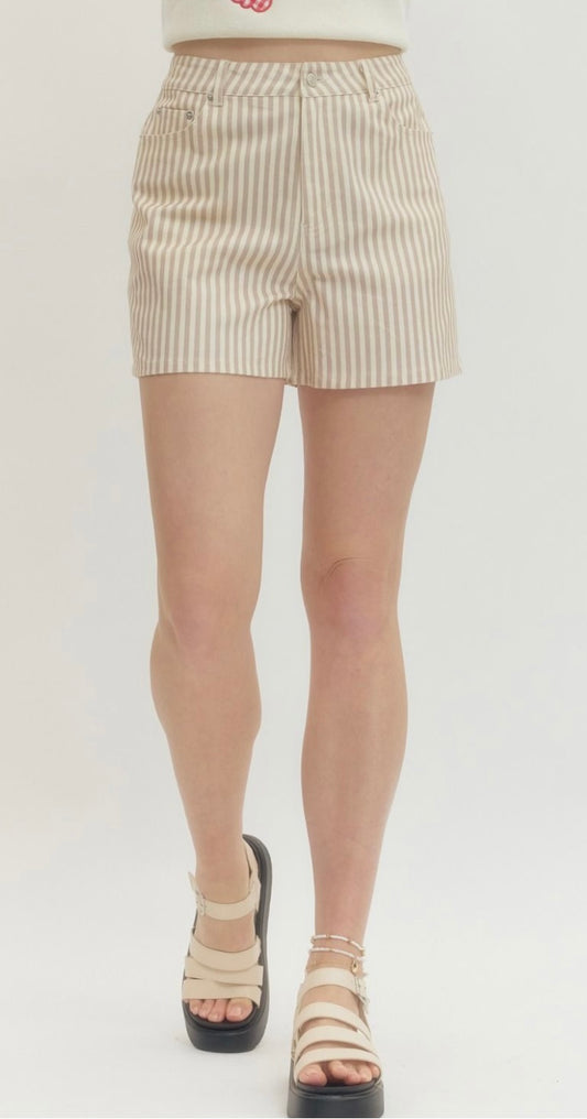 Entro Striped Shorts