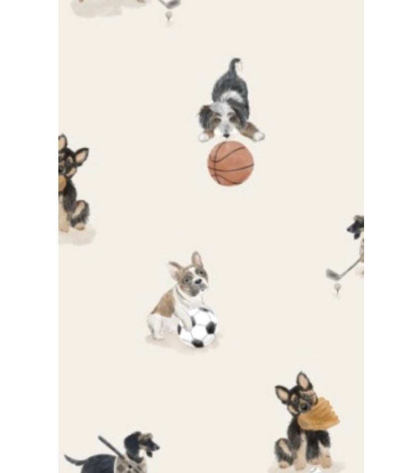 Angel Dear Sporty Puppies 2way Zipper Romper