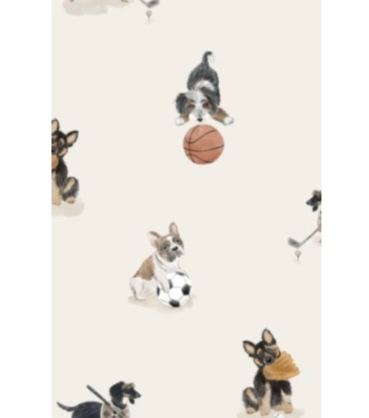 Angel Dear Sporty Puppies 2way Zipper Romper