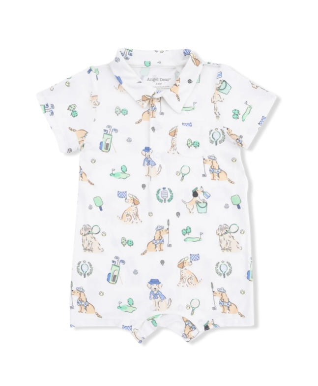 Country Club Dogs Neutral Polo Shortie