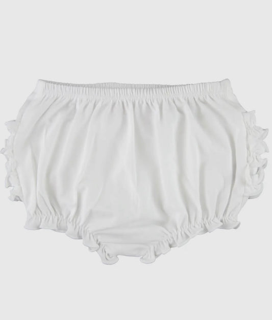 Baby/Toddler White Knit Bloomer