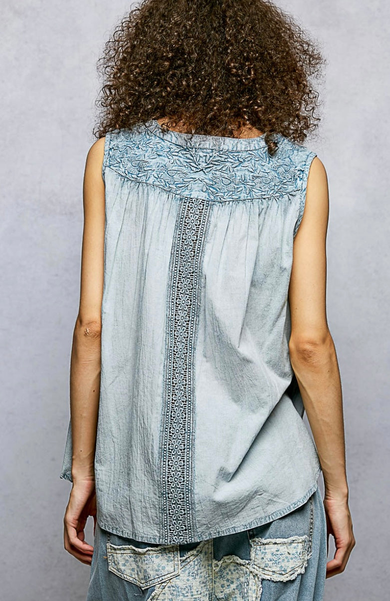 Pol Sleeveless Top