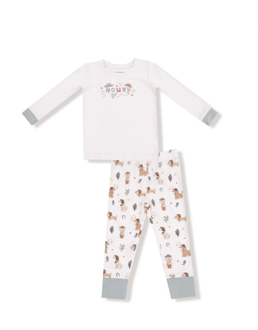 Angel Dear Cowboy Dogs L/S Loungewear Set