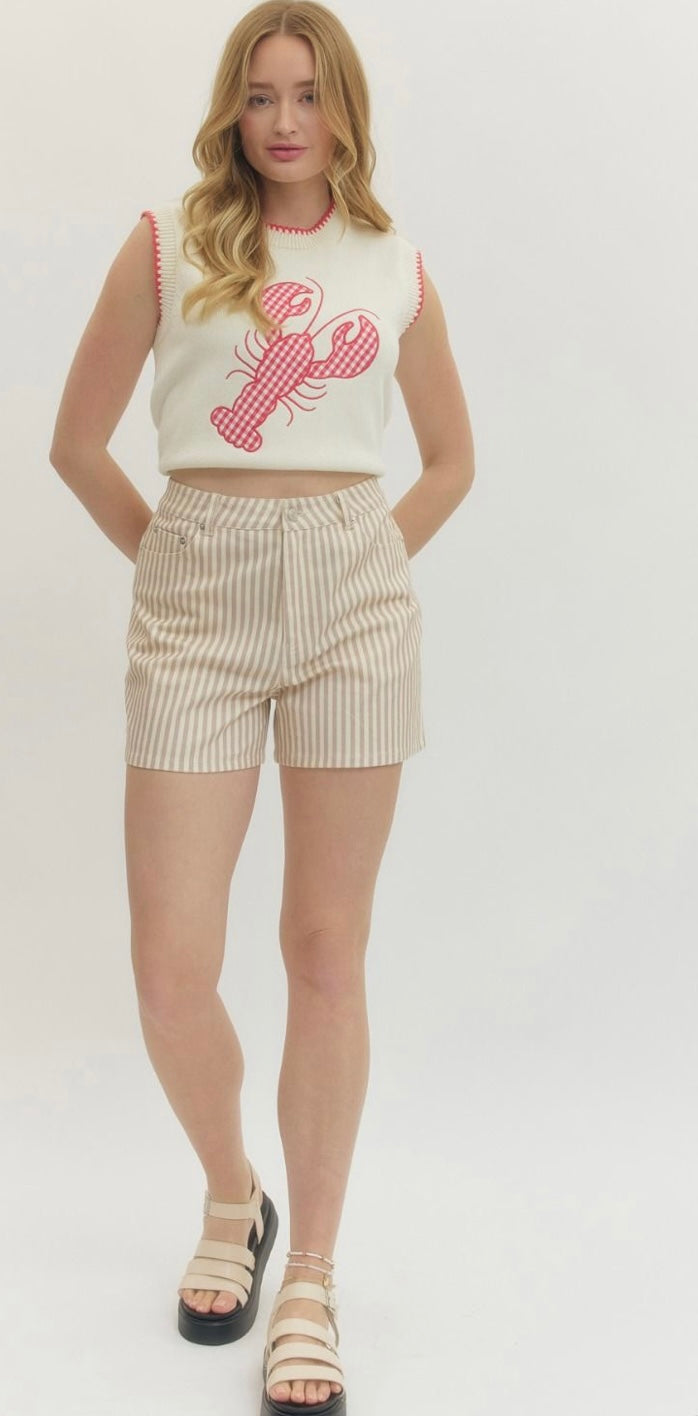 Entro Striped Shorts