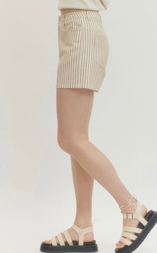 Entro Striped Shorts