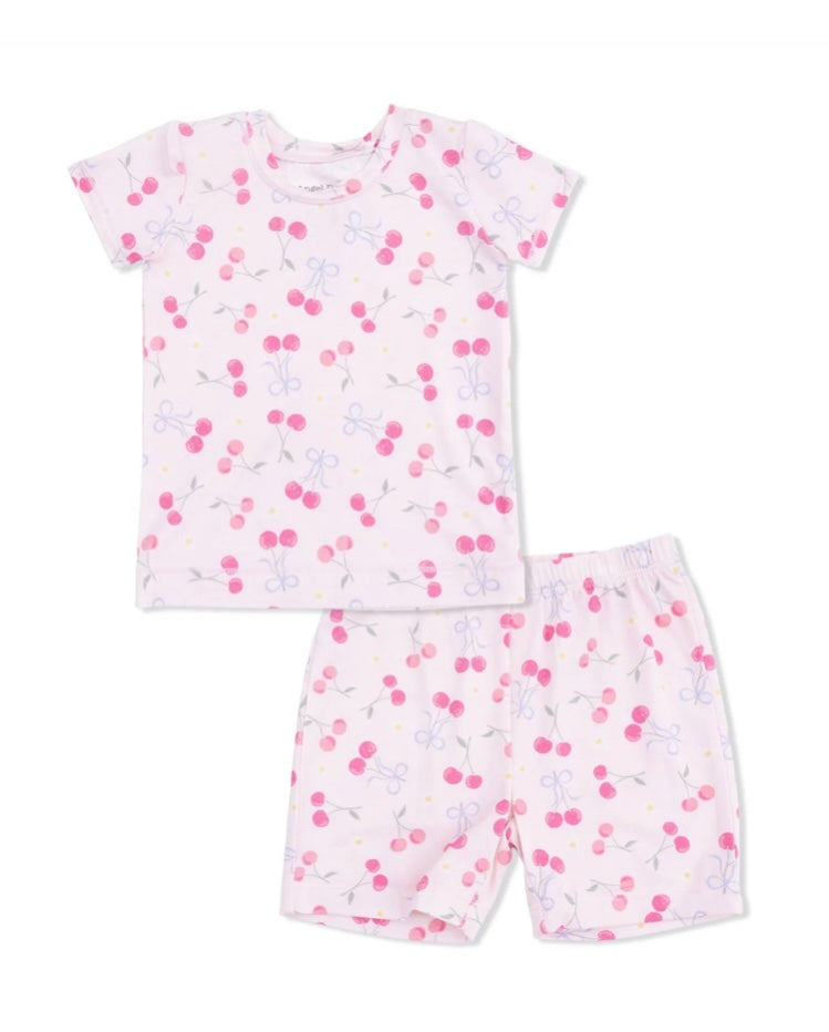 Sweet Bow Cherries Loungewear Short Set