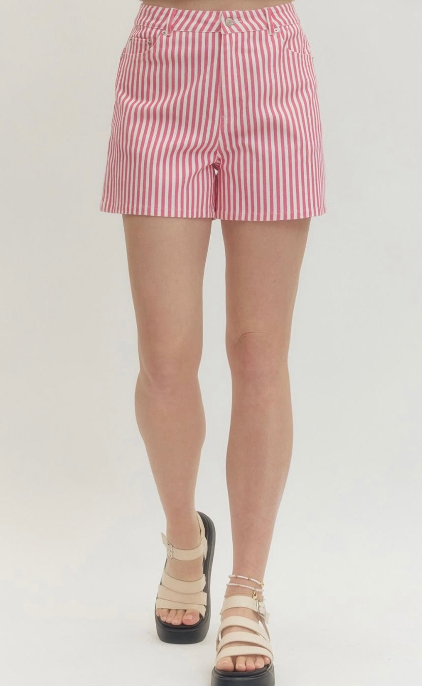 Entro Striped Shorts