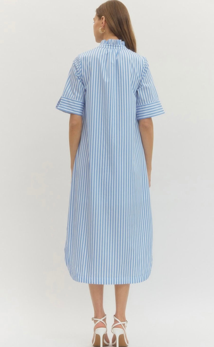 Striped Midi Dress