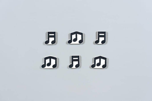 Music Notes 2x2 wood s/6 tiles for LETTERBOARD SHAPE SETS