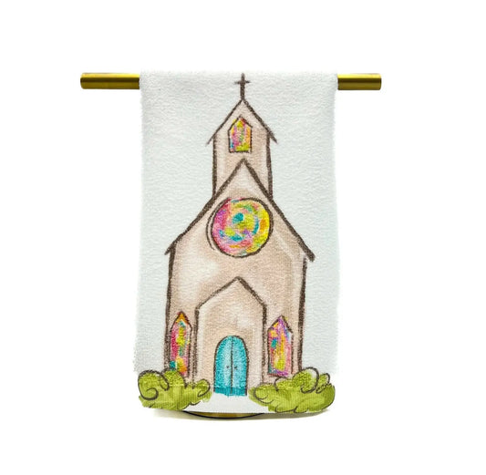 Because He Lives Tea Towel - Spring Hand Towel
