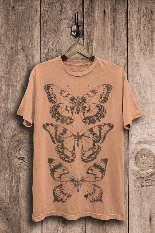 Butterflies Graphic Top