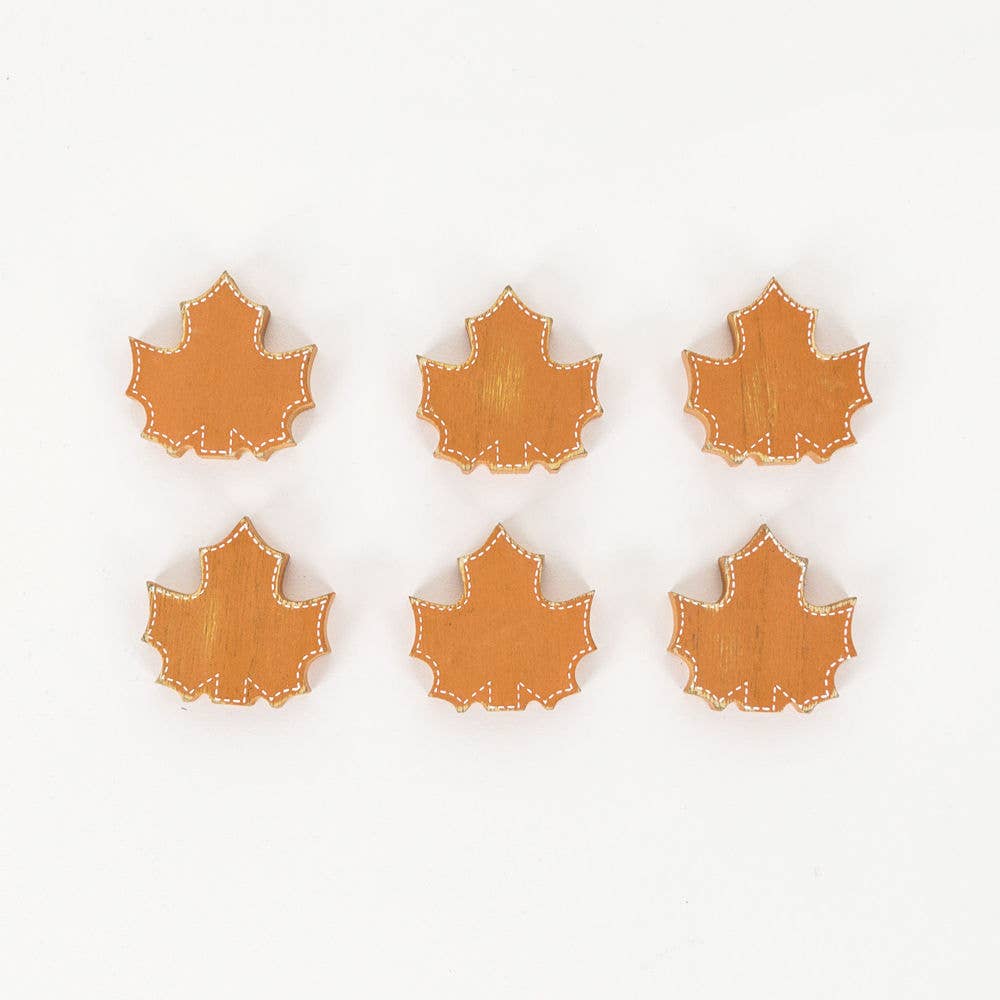 Maple Leaves Tiles 2x2 set/6