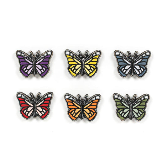 Butterflies 2x1 wd shapes set/6 for LETTER BOARD